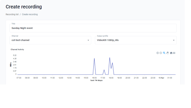 Choose output profile